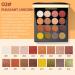 GECOMO Eyeshadow Palette - 16 Color Makeup Palette for Eyes - Glitter, Shimmer, Matte - Long Lasting & Waterproof - Perfect Gift for Women - Buy Online on GoSupps.com