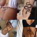 Tazimi Snake Temporary Tattoos - 6 Sheets Black Snake Tattoos for Men and Women, Body Art Decorations and Fake Stickers - Buy Online on GoSupps.com