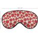 Cartoon Strawberry Flower Sleep Mask for Women | Adjustable Eye Shades with Elastic Strap - Buy Online on GoSupps.com