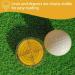 Level Angle High Precision Golf Ball Marker - Green Reader Golf Putting Aid | 1.9 x 0.39 inches, Yellow - Buy Online on GoSupps.com