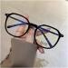 Buy Stylish Anti-Blue Light Black Framed Glasses for Women - Myopia Ready Lightweight & Simple Design - Buy Online on GoSupps.com