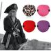 4pcs Eye Patches for Kids & Adults - Soft 3D Adjustable Pirate Costume Eye Cover for Strabismus & Vision Improvement - Ideal for Recovery (4 Colors - Buy Online on GoSupps.com