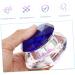 minkissy Nail Art Crystal Cup Glass Jars Cosmetics Crystal Glass Jar Nail Art Glass Jar Lipstick Glass Jar Cream Glass Jar Nail Polish Glass Cup Nail Art Glass Container Hand Model Manicure 6.5x8cm Blue - Buy Online on GoSupps.com