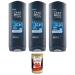 Italian Gourmet E.R. D. Men+Care Moisturising Face and Hair Care 3 x 250 ml + Polpa Italian Gourmet 400 g