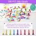 500Pcs Colorful Mini Brads for Crafts & Scrapbooking - Decorative Metal Fasteners for DIY Projects (8 * 18mm) - Buy Online on GoSupps.com