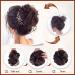 Sofeiyan Messy Bun Hair Piece - Wavy Curly Synthetic Chignon Clip in Claw Hairpiece for Women - Darkest Brown/Black - Buy Online on GoSupps.com