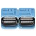 Darohz 53B for Braun Series 5 Electric Shaver Replacement Head - Compatible With Series 5 and Series 6 shavers 5018s 5049s 5050cs 6020s 6075cc 6072cc etc by Models(2pcs)
