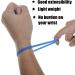 100 PCS Thin Blue Silicone Bracelets - Elastic Rubber Wristbands for Women, Men, Teens - Buy Online on GoSupps.com