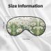 White Daisy Print Unisex Sleep Eye Mask | Soft Comfort Eye Shade for Travel Yoga & Shift Work - Shop Now - Buy Online on GoSupps.com