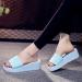 Buy XTZYGLFD Summer Sandals & Women Slippers - Casual Bohemian Beach Wedges & Stiletto Sandals in Light Blue (5 UK) - International Shipping Available - Buy Online on GoSupps.com