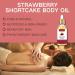 Strawberry Shortcake Body Oil Handcrafted Body Oil Body Juice Oil Body Moisturiser Facial Oil Body Oil for Dry Skin Hydrating & Nourishing Skin Firming Relaxation Fresh Smell - Buy Online on GoSupps.com
