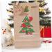 MUSISALY 1 Set Candy Pouch Santa Bags Christmas Advent Calendar Bags Advent Calendar Pouches Xmas Bags Paper As Shown 18.00X9.00X1.00CM - Buy Online on GoSupps.com