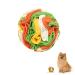 Sniffed ball for dogs sniffing car sniffing toys interactive dog toys intelligence toys washable feed mat smell training stress relief for small medium-sized dogs pet 15cm colouben-2-15cm