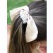 styleBREAKER Ladies Pearl Hair Tie with Satin Bow | Elastic Scrunchie & Ponytail Holder in Old Rose - Perfect for Elegant Hairstyles - Buy Online on GoSupps.com