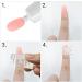 10 Pcs Plastic Nail Tips Clips for Quick Gel Nail Extensions - Transparent - Buy Online on GoSupps.com