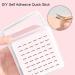 Self Adhesive Eyelash Strips 3 Sheets Long Lasting Reusable Self Adhesive Eyelash Strips for False Eyelashes (6mm) - Buy Online on GoSupps.com