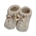 Royal Icon Newborn Baby Boys Girls Booties Baby Booties with Bow Soft Knitted Baby Bootees 0-3 Month Newborn Booties for Babies Ideal for Indoor and Outdoor Use RI354 3 Months Coffee