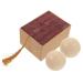Minkissy 1 set of jade-fitness handball handballs em Handball Jade meditation balls Jade balls massage outdoor hand massage devices jade handball wrist quartz ball decorate massage stone