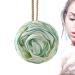 Soft Bath Balls Shower Ball Sponge Rose Multi-Purpose Bath Bombs Portable Bath Bombs with Lanyard Cute Bath Utensils for Bathroom Home Apartment Dorm Green