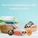 8PCS Wool Dryer Balls - Cute Animal Design 100% Natural New Zealand Wool Chemical-Free Reusable Anti-Static Laundry Solution - Buy Online on GoSupps.com