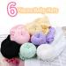 Cinaci 6-Piece Cute Stretchy Baby Turban Hats with Bow - for Girls Newborns to Toddlers - Buy Online on GoSupps.com