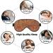 SSIMOO Double-Sided Feather Print Eye Mask | Soft Light Blocking Eye Mask for Enhanced Sleep Quality | International Shipping Available - Buy Online on GoSupps.com