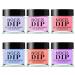 6pcs Dip Powder 6 couleurs en acrylique Piche de trempette ongles Pas de lampe UV/LED requise Kit bricolage s chage s chage pour les d butants pour les d butants Manucure - Buy Online on GoSupps.com