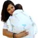 XL Unisex Bamboo Baby Muslin Swaddle Blanket 47x47in - Lightweight & Super Soft Wrap for Newborns - Elephants Print - Buy Online on GoSupps.com