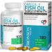 Bronson Omega 3 Fish Oil Triple Strength 2720 mg, High EPA 1250 mg DHA 488 mg, Non-GMO Heavy Metal Tested, 180 Softgels 180 Count (Pack of 1)