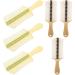 Peignes Antipelliculaires Double Face en Plastique pais Dents Extra-Fines Grand Format avec Manche Ergonomique Lot de 6 pour Cuir Chevelu Sec Toilettage Chiens Chats et