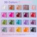 Topdirect Geln gel Starter Set | 20 Colors Shellac Set with 48W UV Lamp | 5-in-1 Adhesive Gel Polish for DIY Nail Design - Buy Online on GoSupps.com