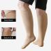 Plus Size Compression Sock For Men and Women: Graduated Compression Stockings for Support Flight Travel Running Pregnancy Sports Edema Nurses Athletic 20-30 mmHg 1Pairs Beige XXL - Buy Online on GoSupps.com