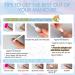 Coconut Pink Chrome Square Press On Nails - 24 PCS Metallic Fake Acrylic Nails | Short & Medium Coffin Style - High-Quality Glue-On Nail Art - Buy Online on GoSupps.com