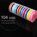 BFANGZ 0.8mm Elastic String Cord Rope for Jewelry Making - 10 Pcs Colorful Stretch String Cord (80M) - Black, Coffee, Green, Orange, Yellow - Buy Online on GoSupps.com