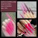 240pcs Long Sharp Stiletto Fake Nail Tips - Clear & Natural Acrylic Nails for Nail Salons - Buy Online on GoSupps.com