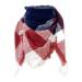 Hanxiulin ladies cotton scarf print neck cloth scarf soft wrap triangular scarf wrap scarf cloth winter scarf multi -purpose scarf for women scarf unit size marine
