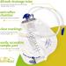BodyHealt 2000 mL Urinary Drainage Bag w/ Anti-Reflux Chamber - Vinyl, 48'' Drainage (2 Pack) - Buy Online on GoSupps.com