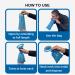 HCS Disposable Vomit Bags - 24 Blue Emesis Bags, Medical Grade - 40 FL OZ, Easy Close, Leak Proof - Ideal for Car Sickness, Travel & Home Use - Buy Online on GoSupps.com