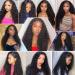 Mariska Deep Wave Brazilian 10A Human Hair Bundles with Closure - 3 Bundles + 4x4 Lace Closure - 100% Unprocessed Virgin Hair - Natural Color (24 26 28 + 20 Deep Wave) - Buy Online on GoSupps.com