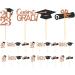 Halatua Graduation Cupcake Toppers | Graduation Cupcake Toppers 2023 Grad Caps Food Appetizer Picks Cake Graduation Party Decorations Diploma Cupcake Picks for Cake Rose Gold - Buy Online on GoSupps.com
