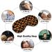 Doodle Pizza Sleep Mask for Women | Adjustable Eye Shades with Elastic Strap Perfect for Travel & Sleep - Buy Online on GoSupps.com