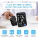 Automatic Blood Pressure Monitor with Extra Large Screen and Adjustable Digital Cuff Arm Kit - 2 Users, 999 Sets Memory - LED Backlit Display - Includes Charging Cord (Black) - Buy Online on GoSupps.com
