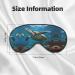 Sea Turtles Sleep Mask - Adjustable Breathable & Fashionable Eye Mask for Ultimate Comfort | Shop Internationally - Buy Online on GoSupps.com