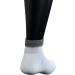 Yomandamor Men's Bamboo Diabetic Health Socks - 6 Pairs Size 38-46 White with Grey Tip - Comfortable & Breathable for Optimal Foot Care - Buy Online on GoSupps.com