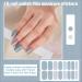 Semi Cured Gel Nails Strips Soft Self-adhesive Gel Nail Stickers Glitter Nails Wrap Gel Nail Strips for Women Girls Christmas French Tip Manicure - Uv/led Lamp Required - Buy Online on GoSupps.com