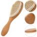 SECFOU Massager Hair Comb for Kids - Natural Wool Toddler Shower Gift | Soft Bath Brush for Cradle Head Massage and Scalp Detangling - Buy Online on GoSupps.com