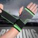 Focket Wrist Brace - Breathable Compression Wrist Strap for Sports (Green Large 3x4in) - International Shipping Available - Buy Online on GoSupps.com