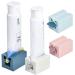 4 PCS Toothpaste Squeezer, Milkary Manual Rotate Toothpaste Tube Squeezers Dispenser Roller, Multi-Purpose Rolling Toothpaste Holder Stand, Saves Toothpaste, Creams, Paint for Bathroom