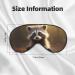 BREAUX Raccoon Print Eye Mask | Double Sided Blackout Sleep Mask for Ultimate Comfort | Unisex Sleep Aid - Buy Online on GoSupps.com
