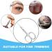 Nail Scissors Beauty Scissors for Eyebrow Moustache Nose Hair Sharp Nail Scissor for Toenails Stainless Steel Curved Cuticle Scissor for Hair Trimming Beauty Grooming Thick Toenails Women Men - Buy Online on GoSupps.com